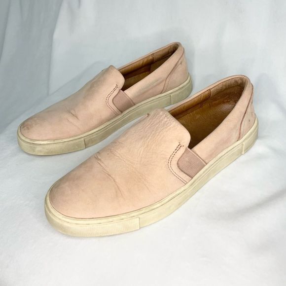 Frye Ivy Slip on Pink Blush Leather shoes - Picture 3 of 8